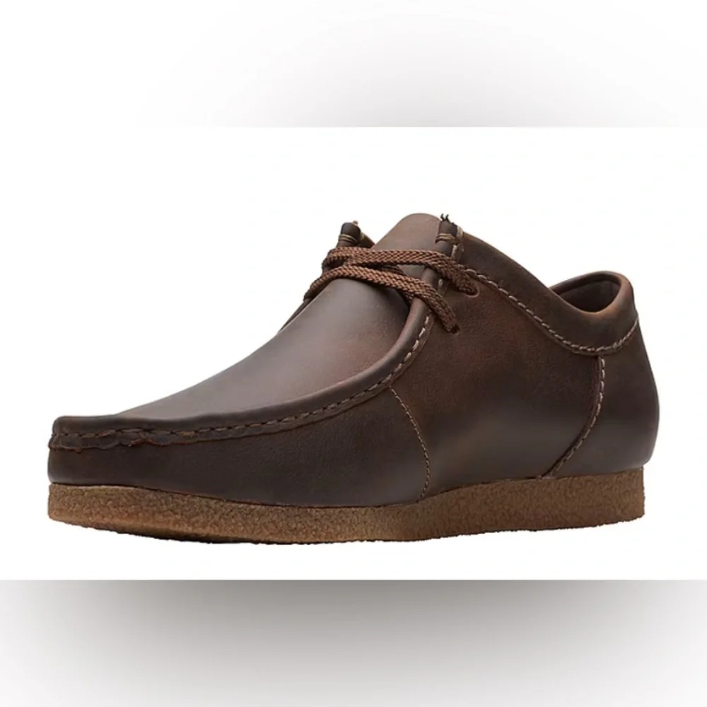 Clarks Men Size 10 1/2 Beeswax Brown Sharce Li Run Oxford Shoes New in Box NWT